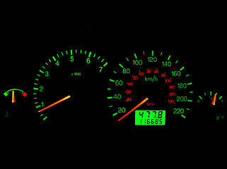 Image showing Car dashboard