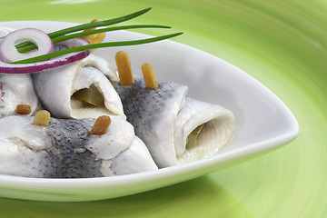 Image showing Rolled herring