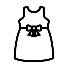 Image showing Baby Girl Dress Icon