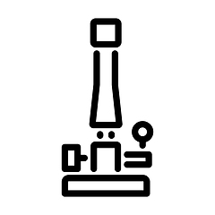 Image showing Icon Of Chemistry Burner