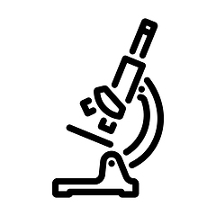 Image showing Icon Of Chemistry Microscope