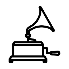 Image showing Gramophone Icon