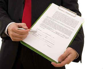 Image showing Contract