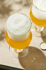 Image showing two glasses of beer