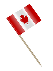 Image showing Canadian flag toothpick