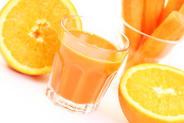 Image showing carrot juice