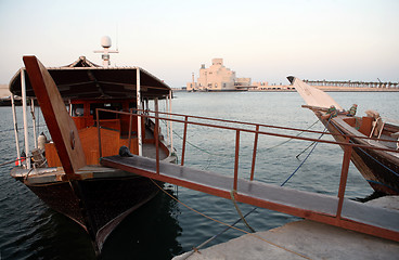 Image showing Dhows and museum