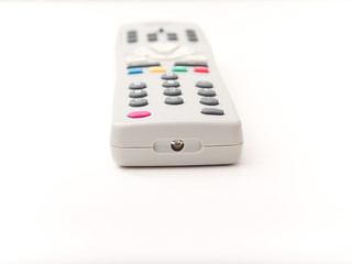 Image showing Modern  remote control on white background