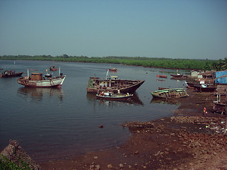 Image showing local fishing boats