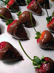 Image showing Chocolate Strawberries