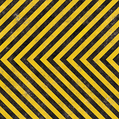 Image showing Construction Hazard Stripes