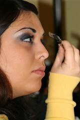 Image showing makeup artist