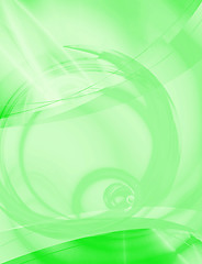 Image showing Abstract Green Layout