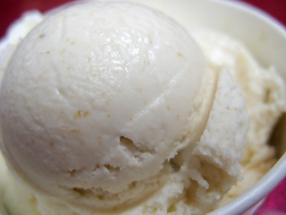 Image showing ice cream macro