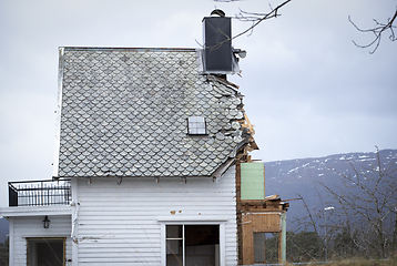 Image showing Demolished House