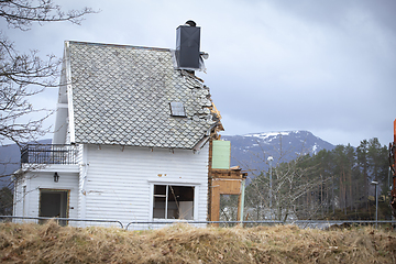 Image showing Demolished House