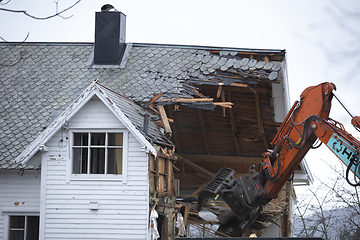 Image showing Demolished House