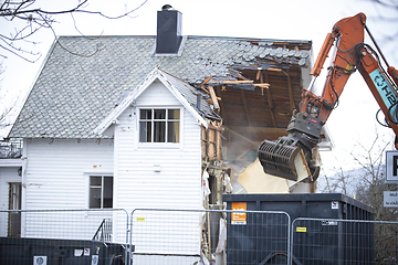 Image showing Demolished House