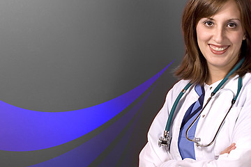 Image showing Happy Woman Doctor