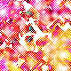 Image showing Funky Halftone