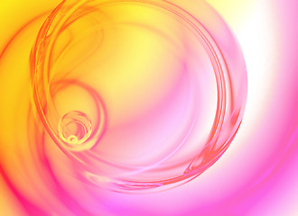 Image showing Abstract Liquid Swirl