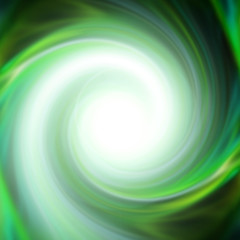 Image showing Spinning Green Vortex