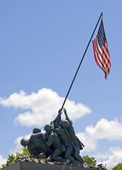 Image showing Iwo Jima Memorial Statue