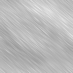 Image showing Silver Brushed Metal