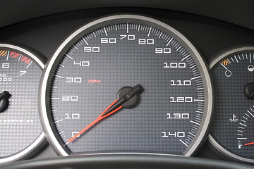 Image showing Car Dashboard Gauges