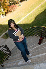 Image showing Student On Campus