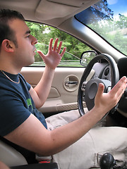 Image showing Road Rage Man