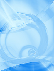 Image showing Abstract Blue Layout