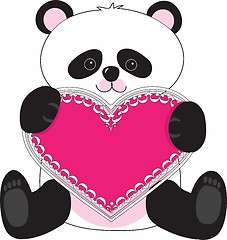 Image showing Panda Heart