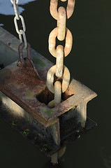 Image showing Detail of pontoon