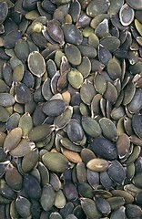 Image showing Pumpkin seeds - background