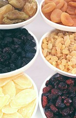 Image showing Dried fruits - healthy breakfast