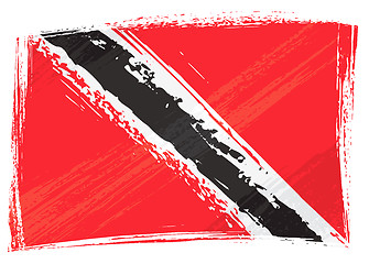 Image showing Grunge Trinidad and Tobago flag