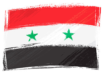 Image showing Grunge Syria flag
