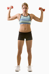 Image showing Lifting weights