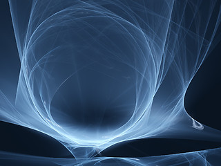 Image showing abstract blue bg