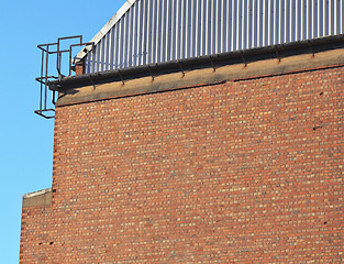 Image showing red brick wall