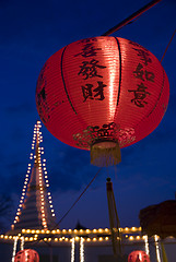 Image showing Chinese lamp in Bangkok