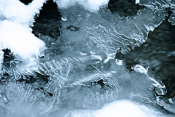 Image showing Winter stream