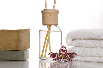 Image showing aromatherapy objects