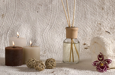 Image showing aroma therapy items