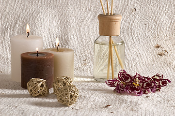 Image showing aroma therapy items