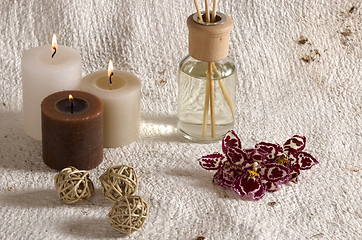 Image showing aroma therapy items