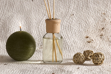 Image showing aroma therapy items