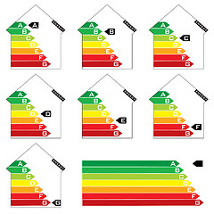 Image showing energy house rating