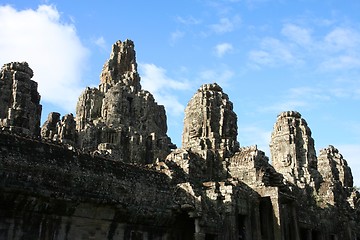 Image showing Bayon temple in Angor, Cambodia